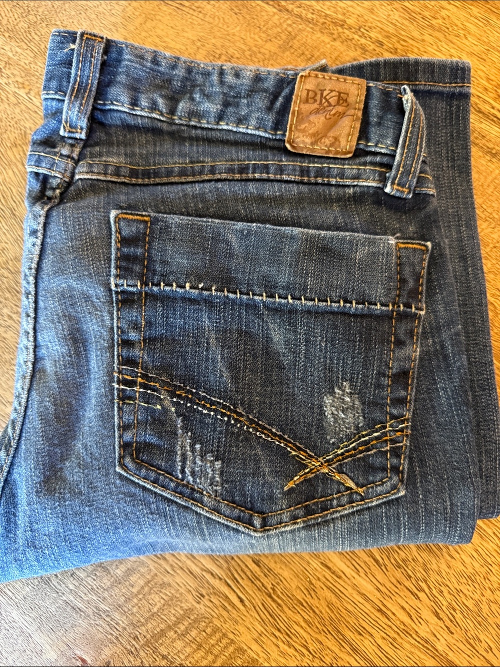 BKE Blue Denim Jeans - Dark Blue